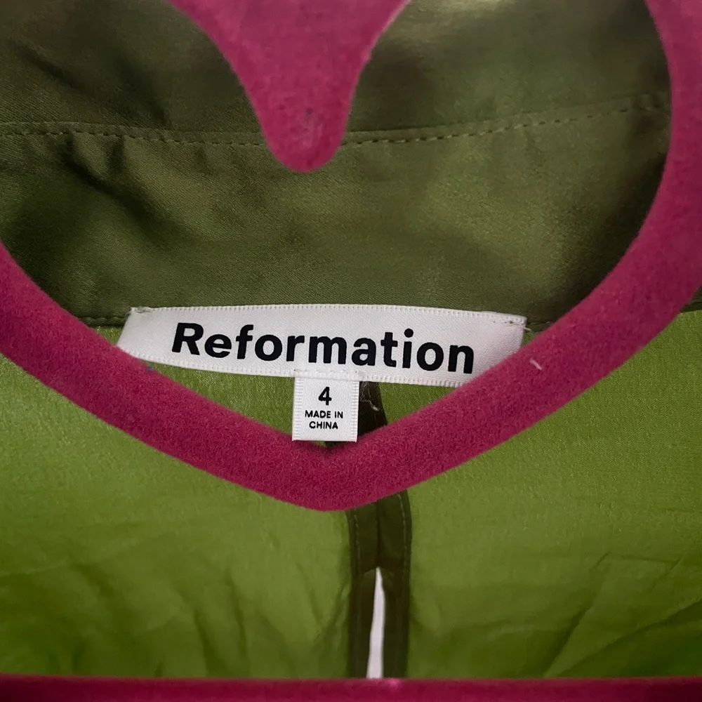 Reformation Alaine Silk Dress - Picture 3 of 8